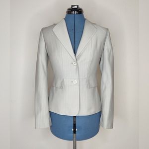 CALVIN KLEIN Grey Pinstripe Blazer